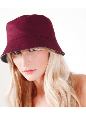 Hat Reversible Bucket Beechfield Headwear 